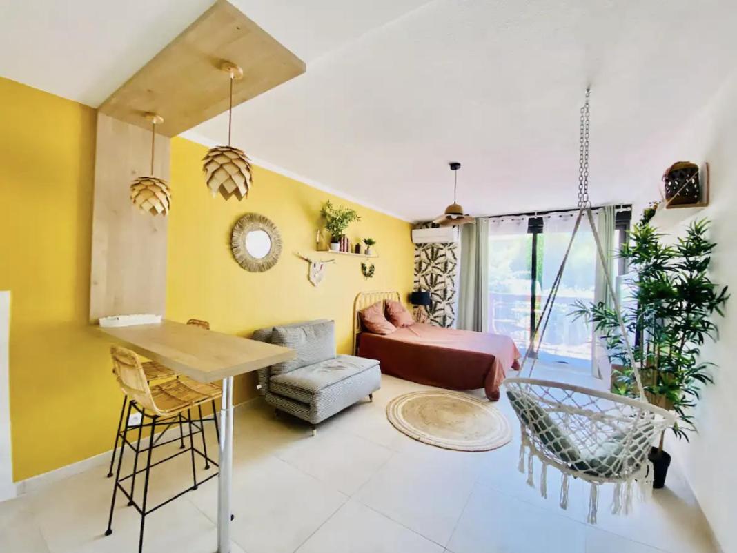 Studio Terrasse & Parking Gratuit En Residence Ним Экстерьер фото